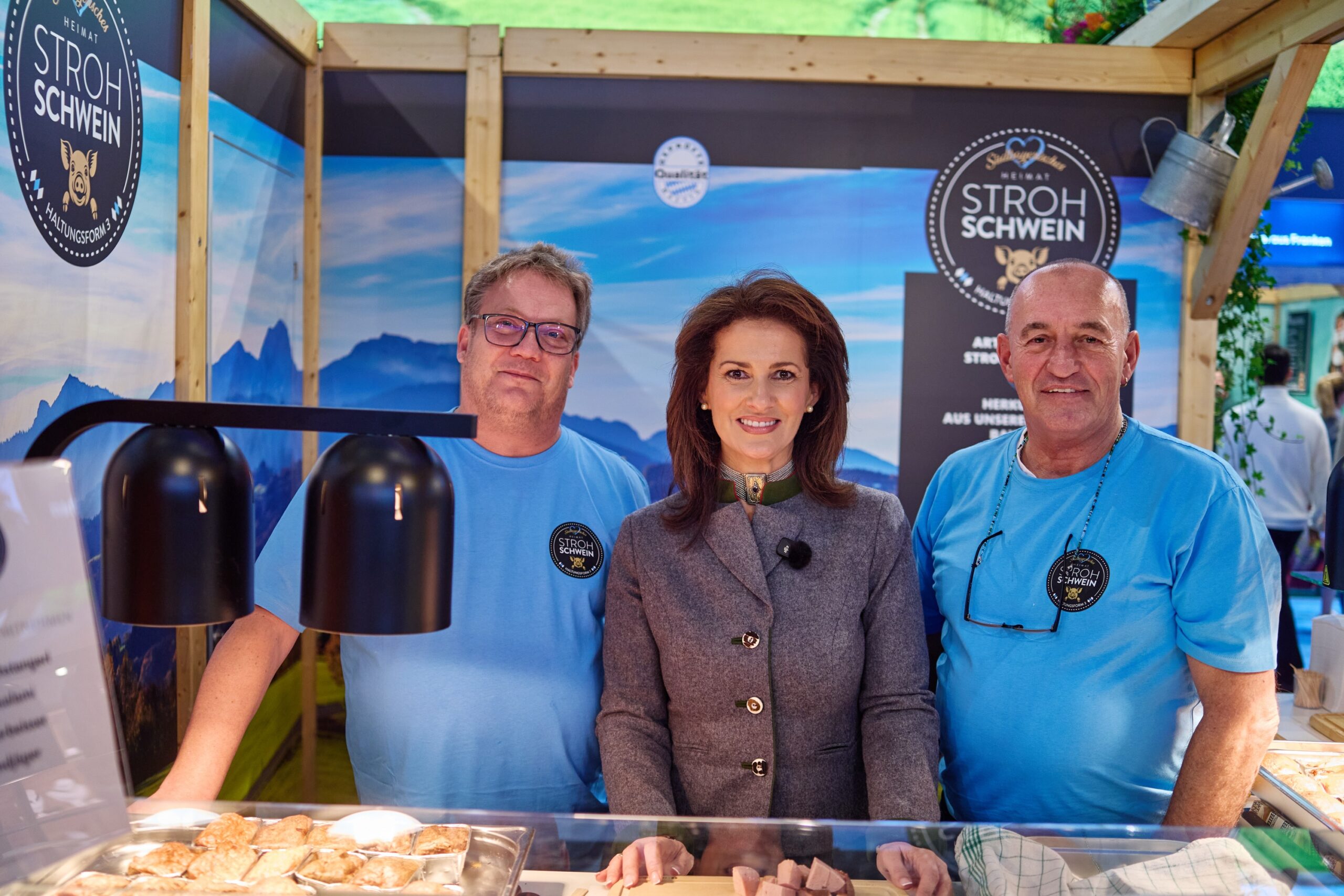 Südbayerisches Heimat-Strohschwein begeistert auf der Grünen Woche 2026.